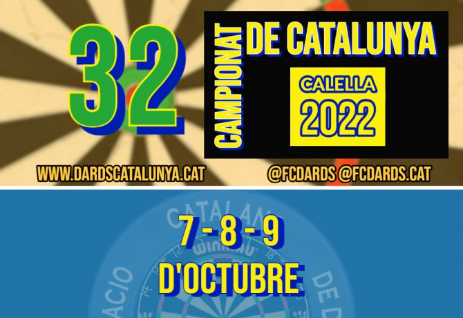 32è Campionat de Catalunya 2022: Cartell